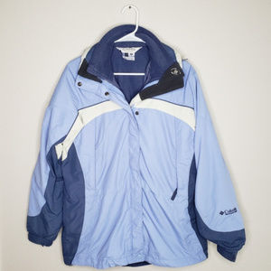 Columbia Jacket | Multi Layered Winter Coat Blue M